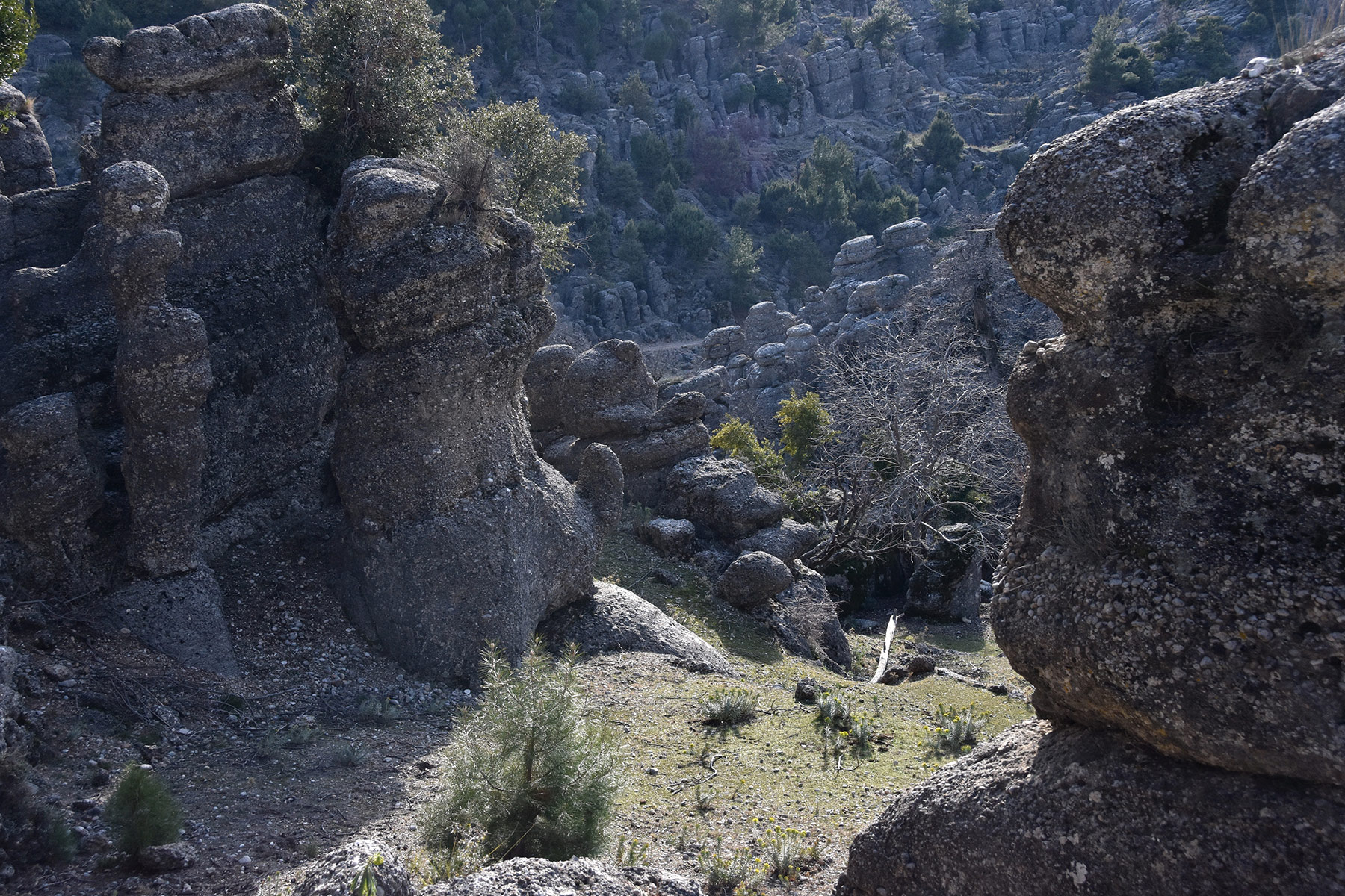 Giants and dwarfs plateau valley, Altinkaya (Antalya)